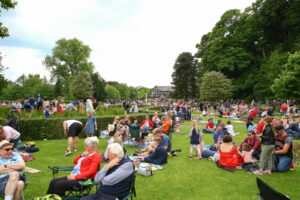 Local Residents enjoying an event at congleton park